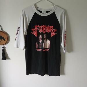 Fubar Movie Premier Tee Vintage Fairline 3/4 Sleeve Raglan Baseball T Shirt
